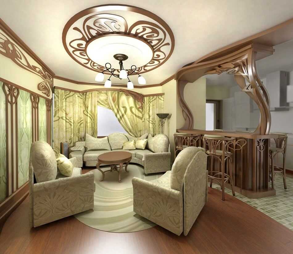 Гостиная в стиле модерн: 40 фото, гид по дизайну