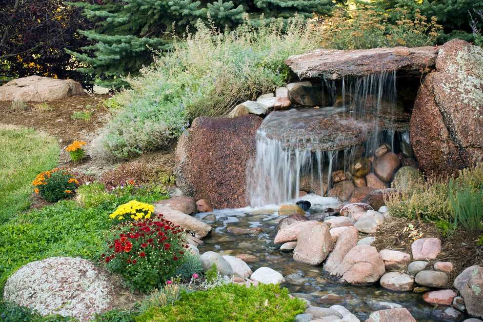 Как сделать красивый водопад на даче своими руками (50 фото) - каталог статей на сайте - домстрой