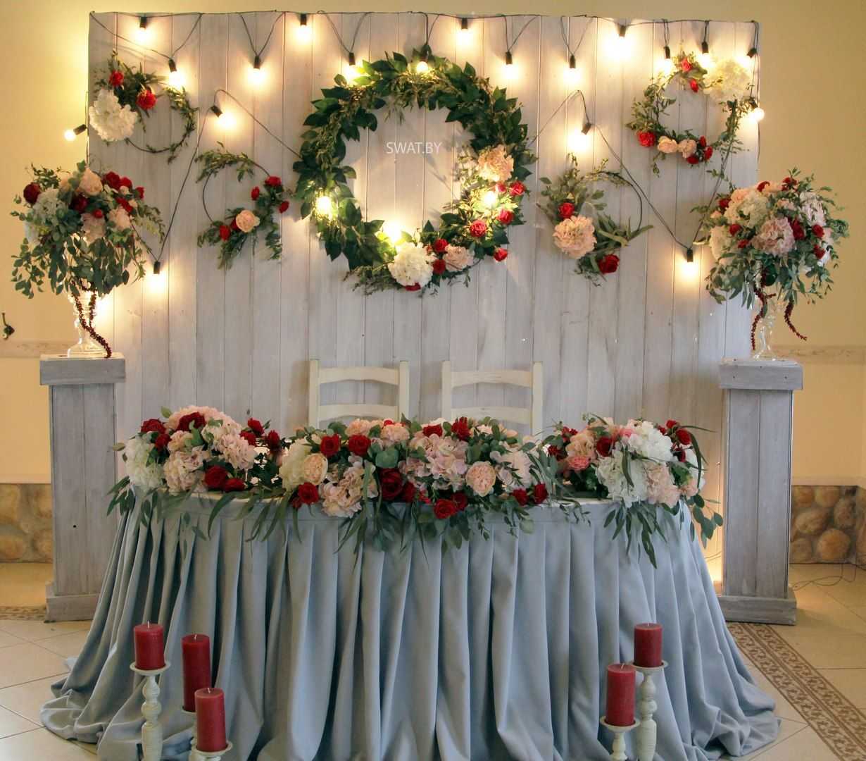 Оформление банкетного зала: 35 свадебных лайфхаков от студии fleurage decor