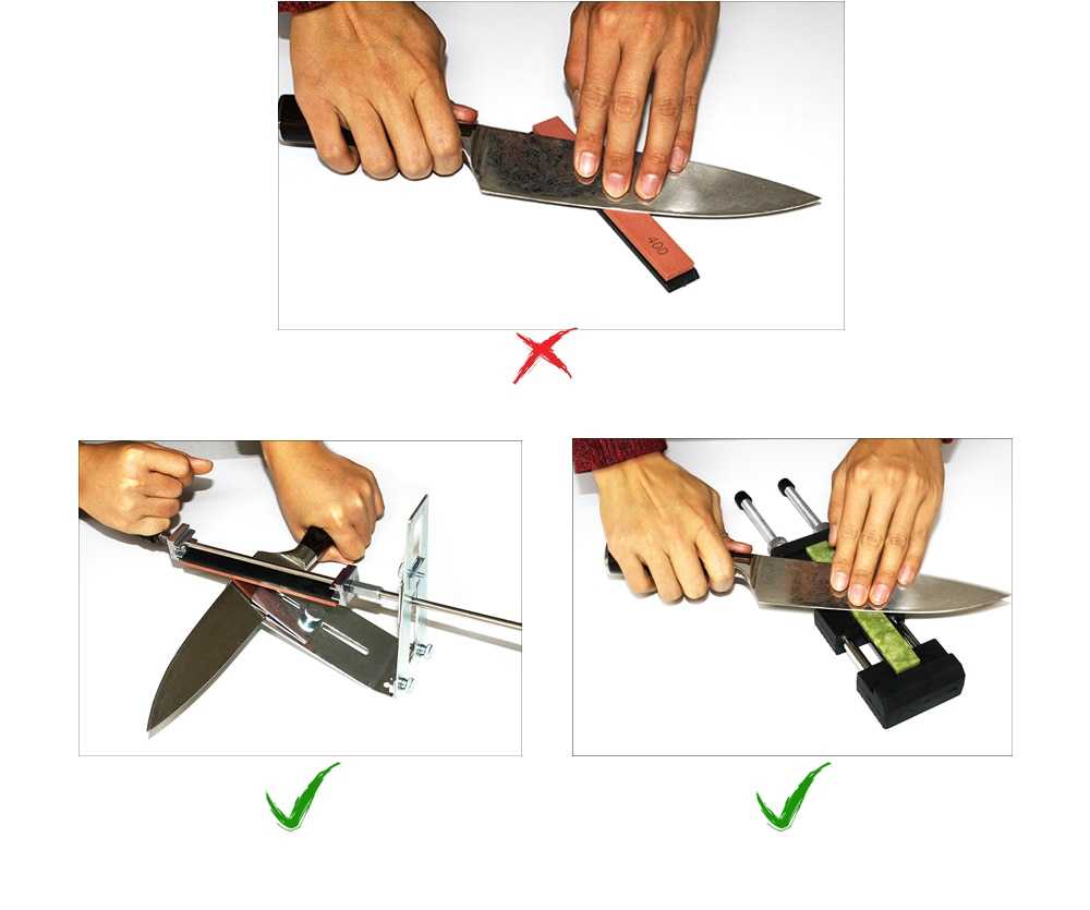 Как правильно точить ножи бруском – краткое пособие для новичков