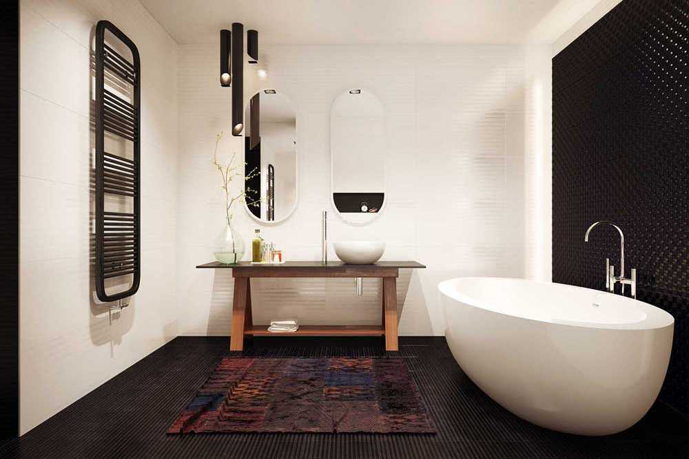 ? ванная без плитки – альтернативные варианты отделки: 10 идей для стен и 6 – для пола