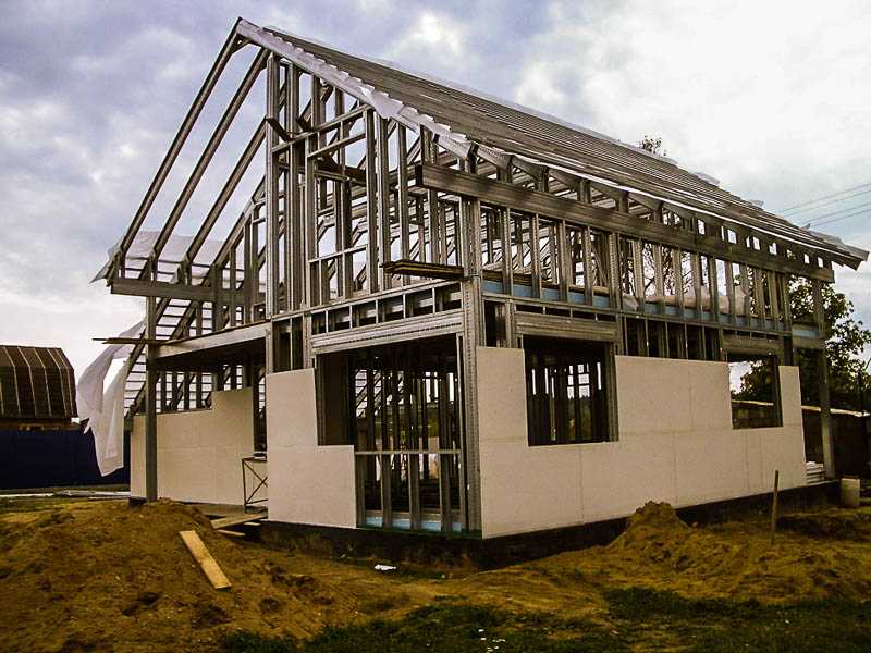 Металлокаркасный дом: технология, особенности, достоинства, недостатки