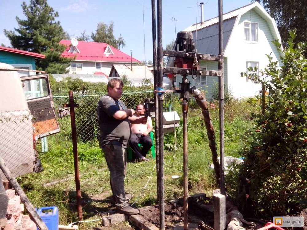 Бурение скважины на воду своими руками