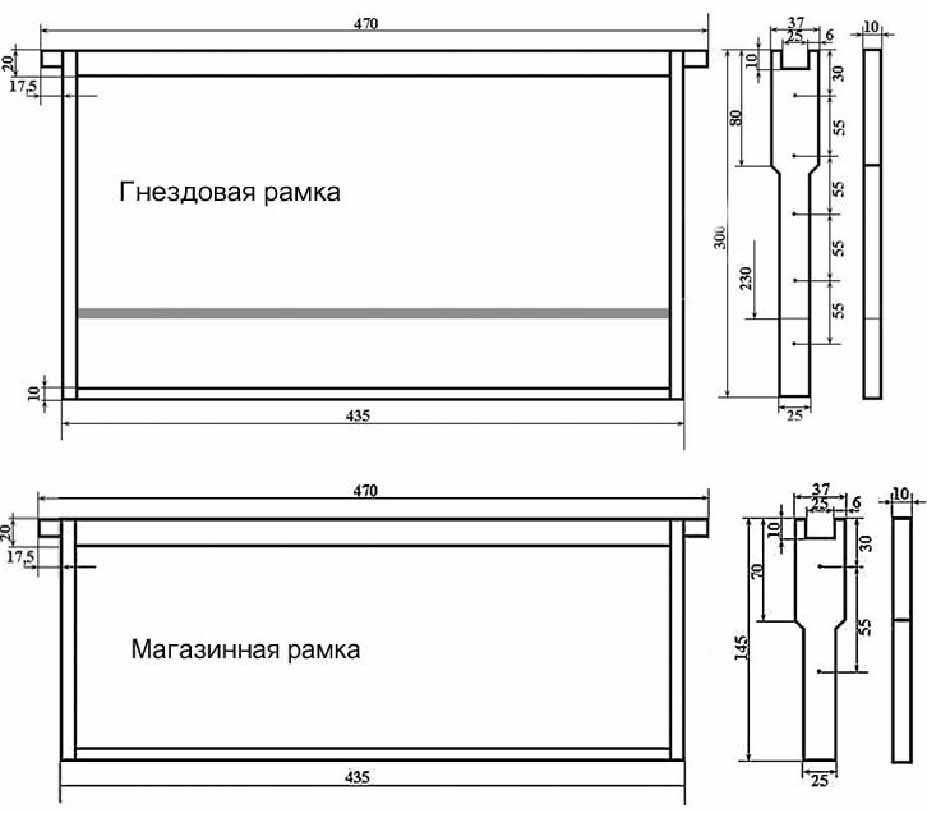 Ульи для пчел: своими руками, чертежи, видео | пчеловодство | пчеловод.ком