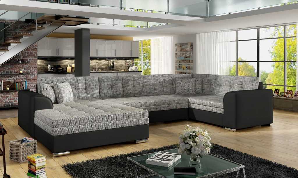 Современные модели диванов в интерьере гостиной (100+ фото)