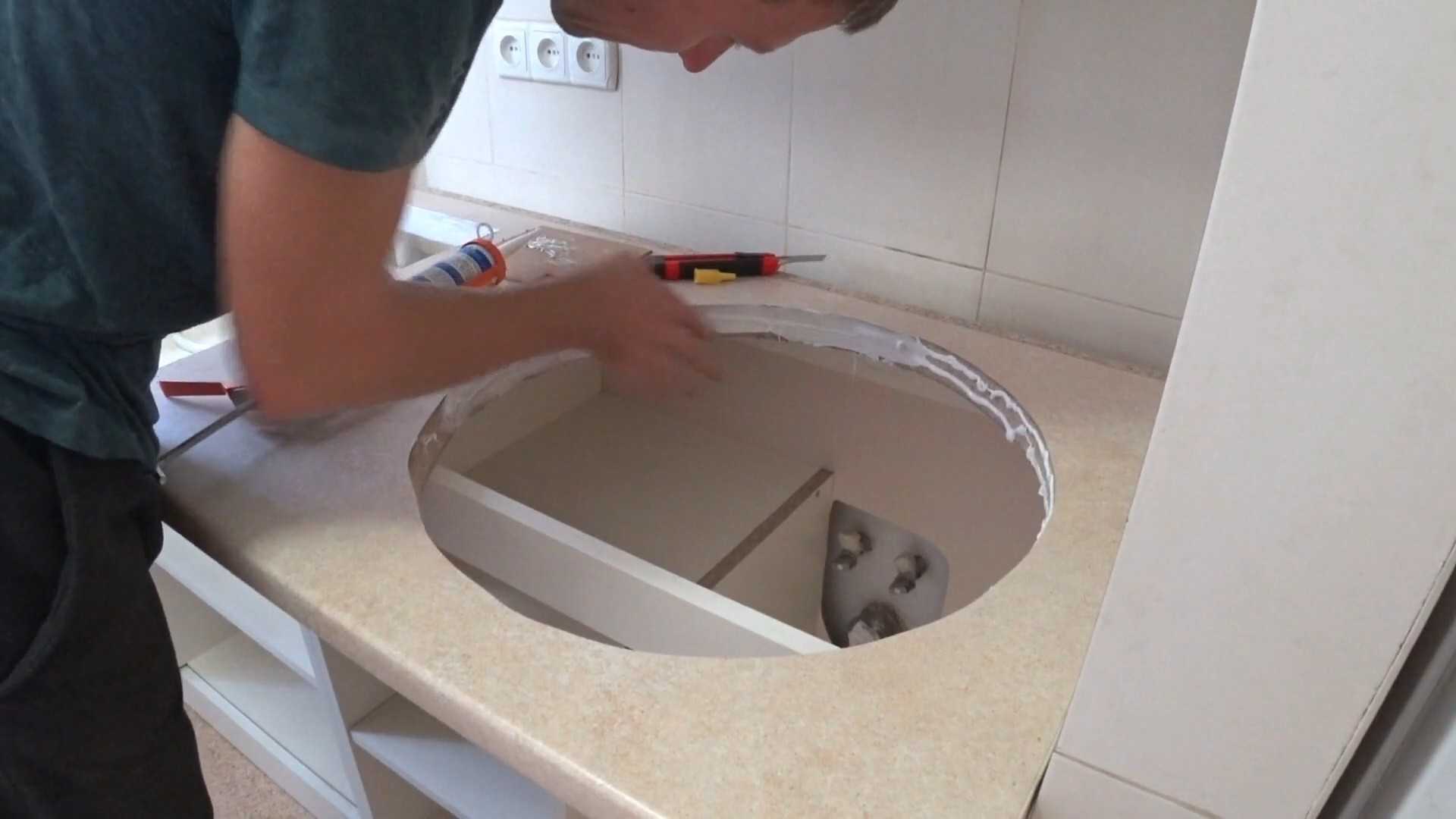 Установка смесителя на мойку кухни своими руками