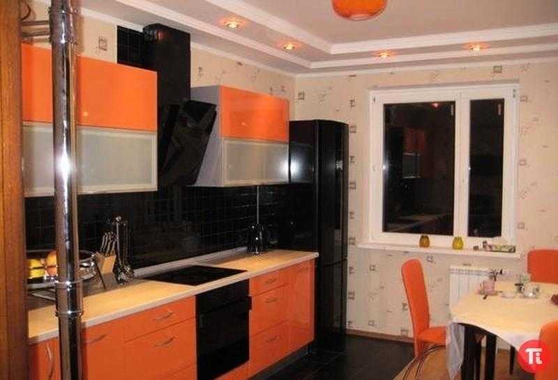 Оранжевая кухня в интерьере: 70 классных идей с примерами