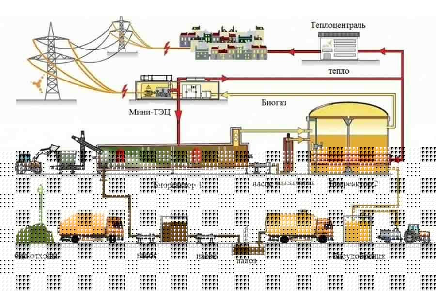 Биогаз из навоза: технология производства, переработка