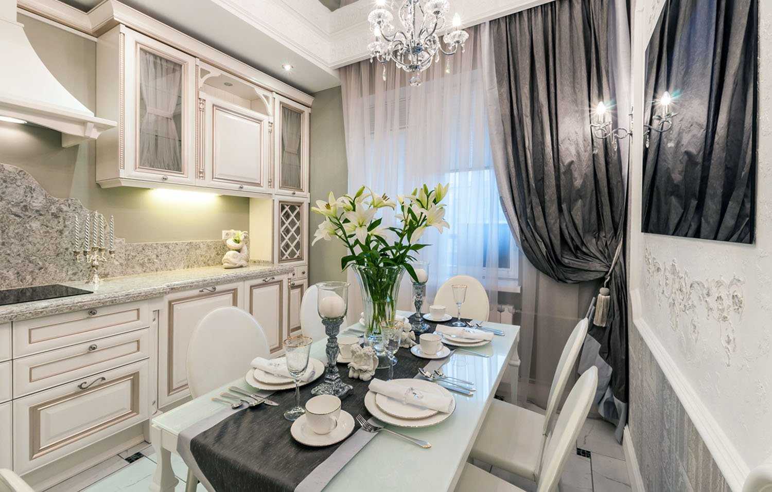 Кухня в классическом стиле: 110+ реальных фото интерьеров