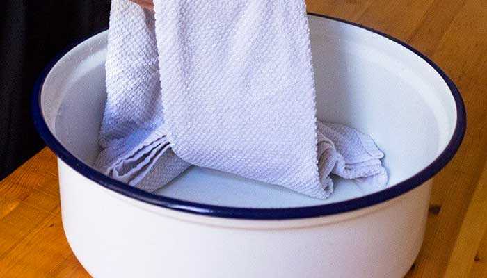 Как отбелить кухонные полотенца: эффективные методы и способы отбеливания