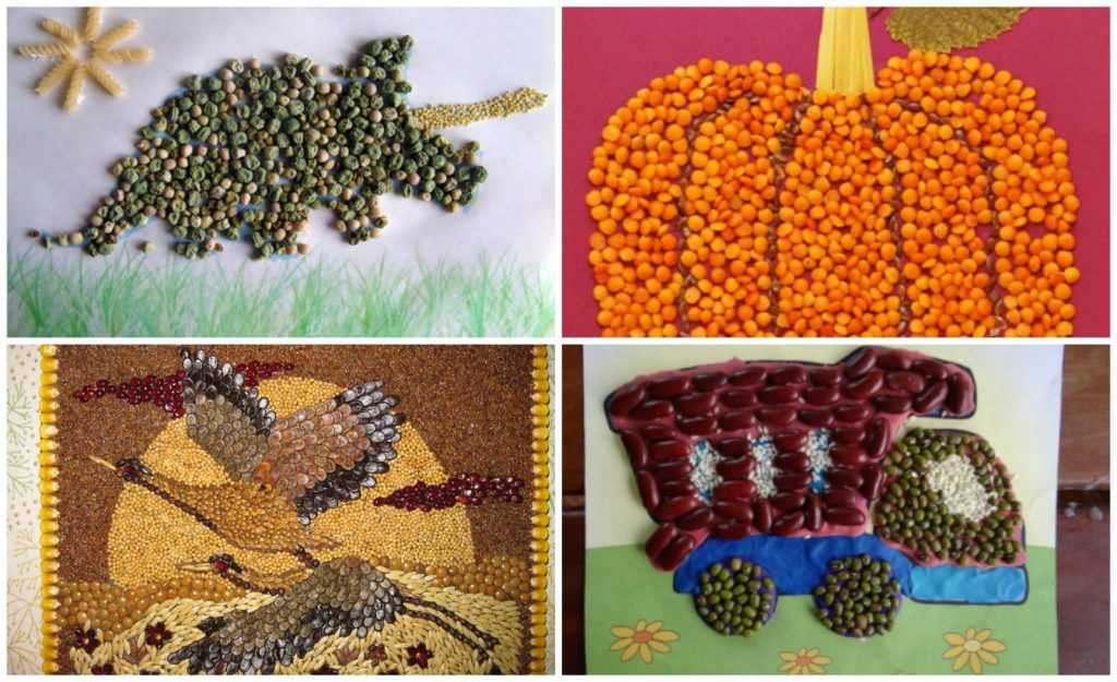 Поделки из крупы для детей и взрослых: лучшие идеи по созданию картин из семян (85 фото)