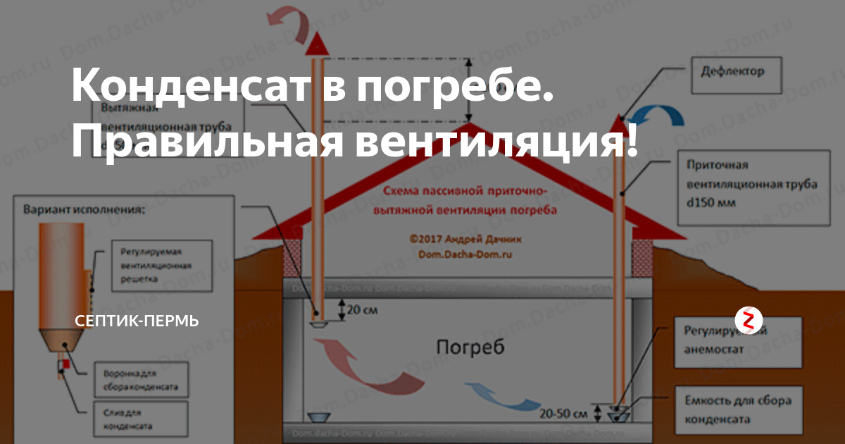 Временами в погребе влажность становится высокой, появляется конденсат и неприятный запах О том, как просушить погреб и избавиться от плесени, запаха и грибков читайте дальше